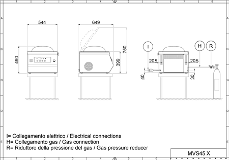 minipack MVS45 X TableTop Vacuum - Sealing Bar 450 mm (2).webp